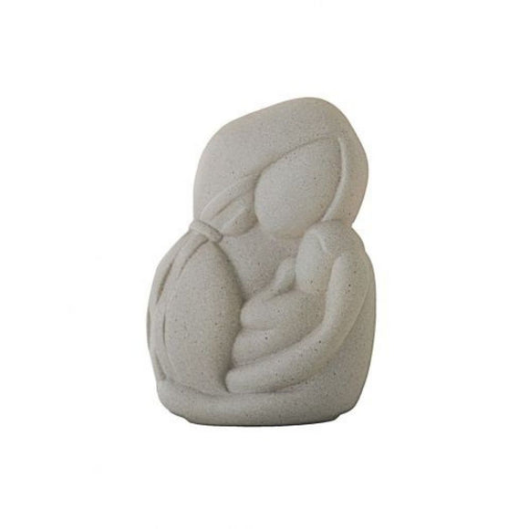 Statua Amore materno Wald Stone Habita - H18 cm