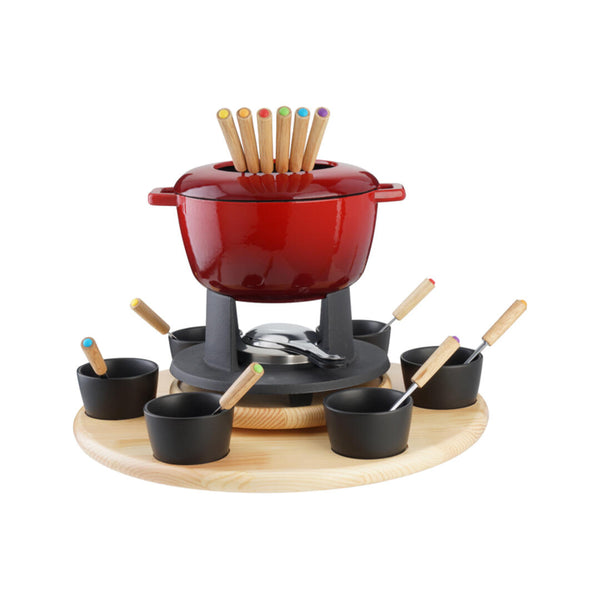 Fondue Bourguignonne ghisa Eva - 24 pezzi