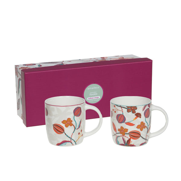 Conf. 2 tazze mug Cades Azalea