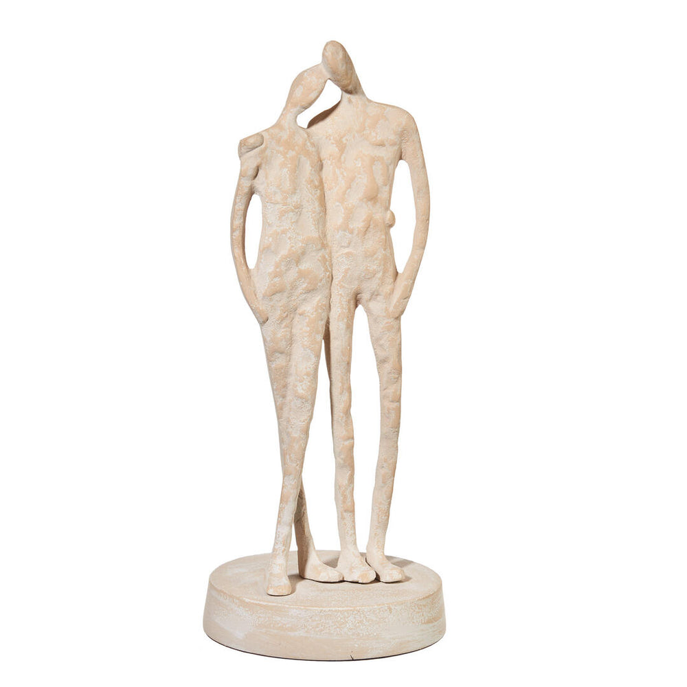 Statua coppia Oca Nera