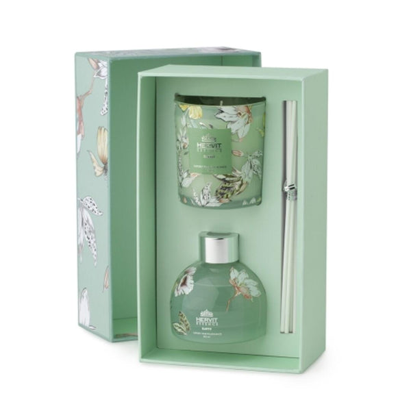 Set diffusore + candela Hervit Earth - grande