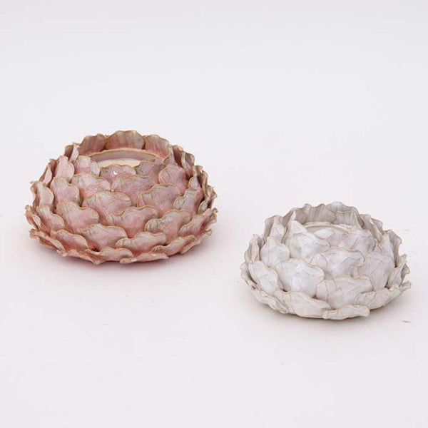 Porta candela Innovaliving Flower - rosa