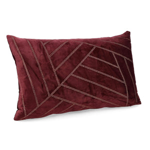 Cuscino Bizzotto Lovell - bordeaux
