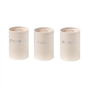 Set 3 barattoli Evviva Vintage - avorio