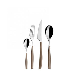 Servizio posate Bugatti Glamour tabacco - 24 pz