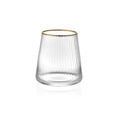 Bicchiere Evviva Reale filo oro - 6 pezzi