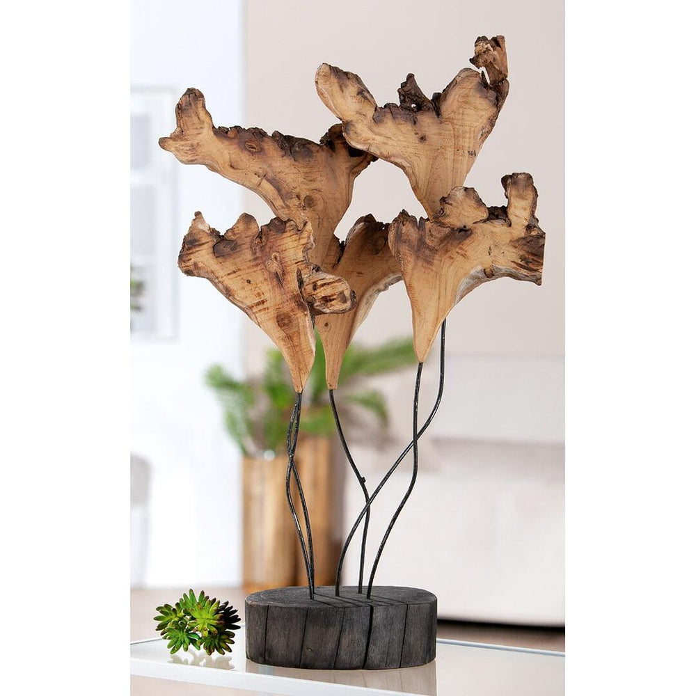 Scultura d'appoggio legno Gilde