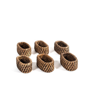 Set 6 lega tovaglioli H&H Rattan