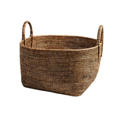 Cesto tondo c/manici H&H Rattan