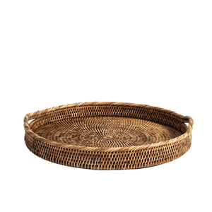 Vassoio tondo H&H Rattan
