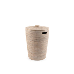 Cesto portabiancheria H&H Rattan sbiancato
