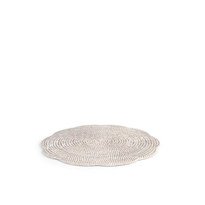 Tovaglietta onde H&H Rattan sbiancato