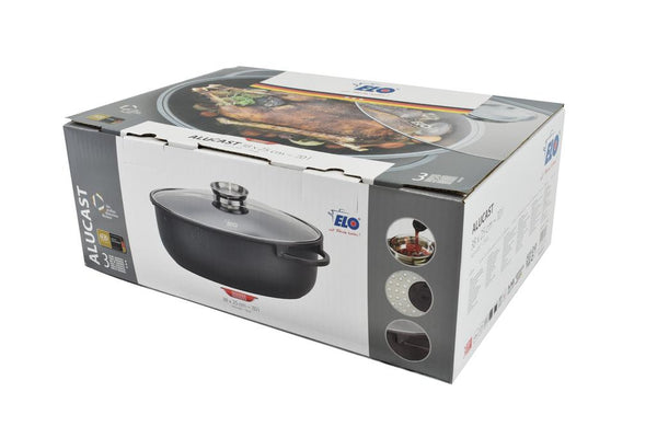 Casseruola ovale Elo con coperchio - induction