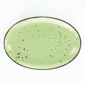 Piatto ovale Weissestal Cottage 38cm - green