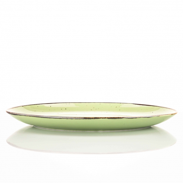 Piatto ovale Weissestal Cottage 38cm - green