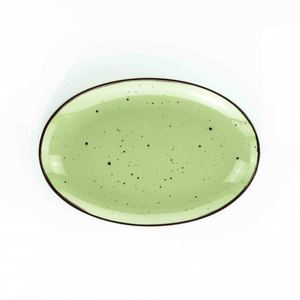 Piatto ovale Weissestal Cottage 31cm - green