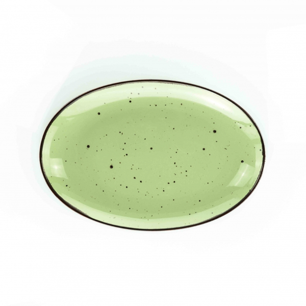 Piatto ovale Weissestal Cottage 31cm - green