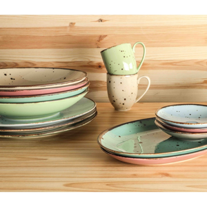 Piatto ovale Weissestal Cottage 38cm - green
