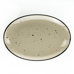 Piatto ovale Weissestal Cottage 38cm - tortora