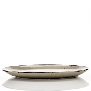 Piatto ovale Weissestal Cottage 38cm - tortora