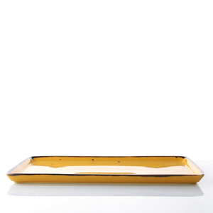Piatto rettangolare Weissestal Cottage - yellow