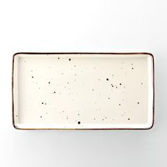 Piatto rettangolare Weissestal Cottage - ivory