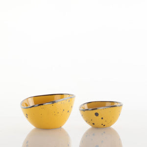 Coppetta Weissestal Cottage Aqua yellow 14cm - 2pz