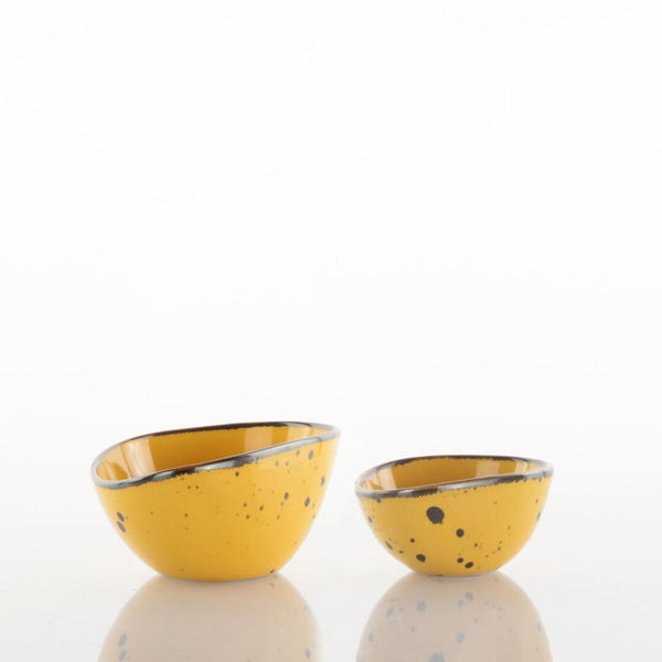 Coppetta Weissestal Cottage Aqua yellow 14cm - 2pz