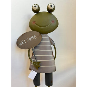 Rana con scritta welcome Stile Nordico