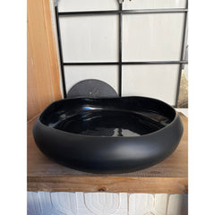 Centrotavola big Ceramiche Conte - nero
