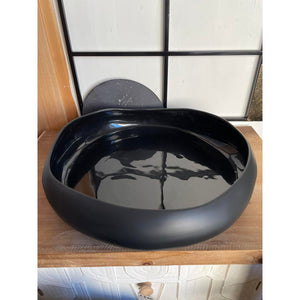 Centrotavola big Ceramiche Conte - nero