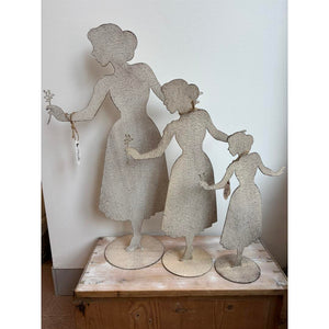 Shilouette con fiore