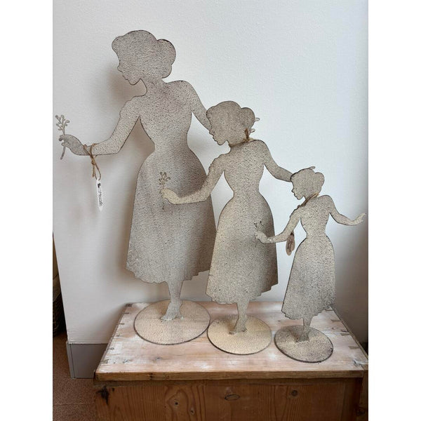 Shilouette con fiore