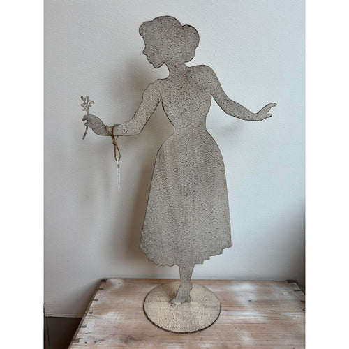 Shilouette con fiore