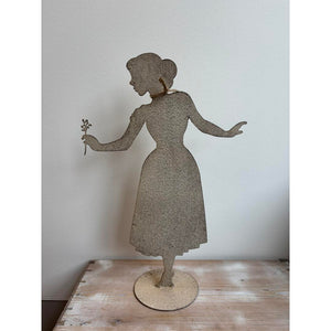 Shilouette con fiore