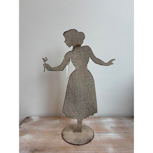 Shilouette con fiore