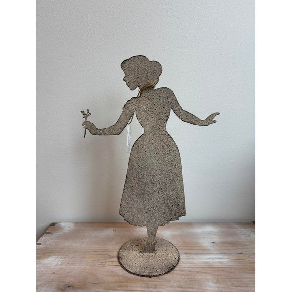 Shilouette con fiore