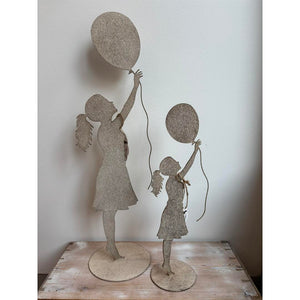 Shilouette con palloncino