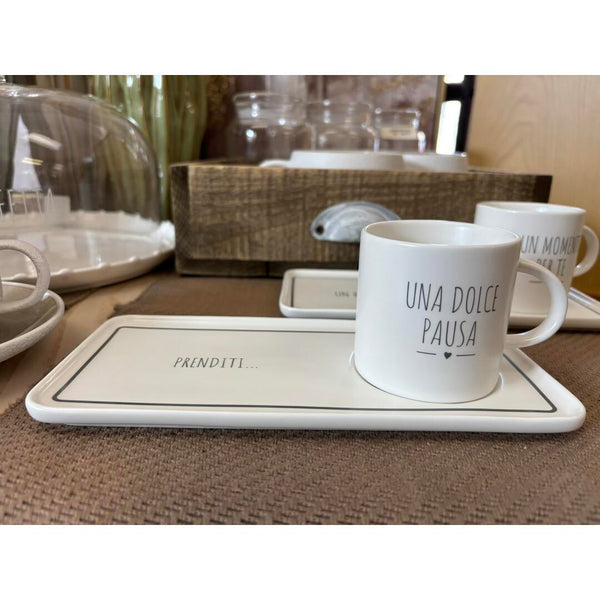 Tazza con vassoio Nuvole di Stoffa - pausa