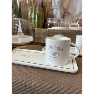 Tazza con vassoio Nuvole di Stoffa - pausa