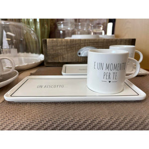 Tazza con vassoio Nuvole di Stoffa - momento