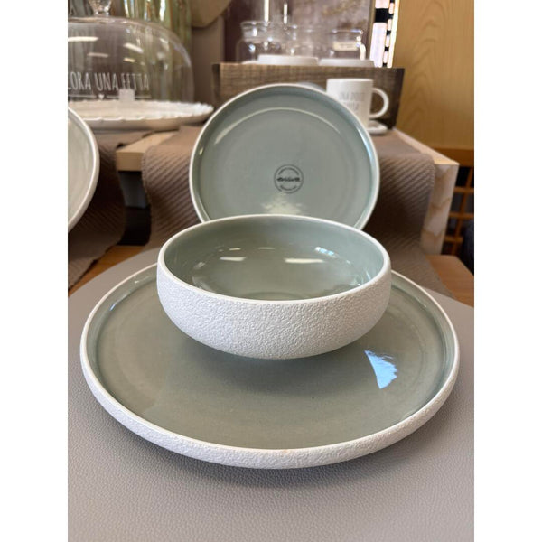 Servizio tavola Evviva Stones verde - 12 pz