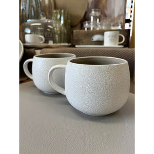 Coppia tazze colazione Evviva Stones tortora