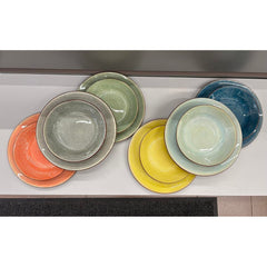 Servizio tavola Evviva Rainbow misto - 18 pz