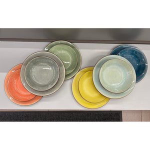 Servizio tavola Evviva Rainbow misto - 18 pz