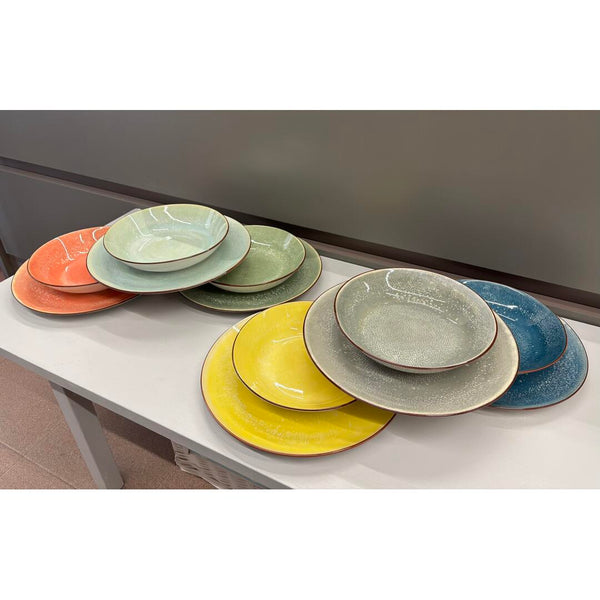 Servizio tavola Evviva Rainbow misto - 18 pz