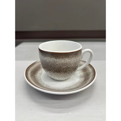 Tazza caffè Evviva Rainbow grigio - 6 pz