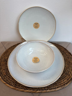 Servizio tavola H&H Yucatan ivory - 18 pz
