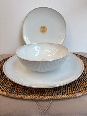 Servizio tavola H&H Yucatan ivory - 18 pz