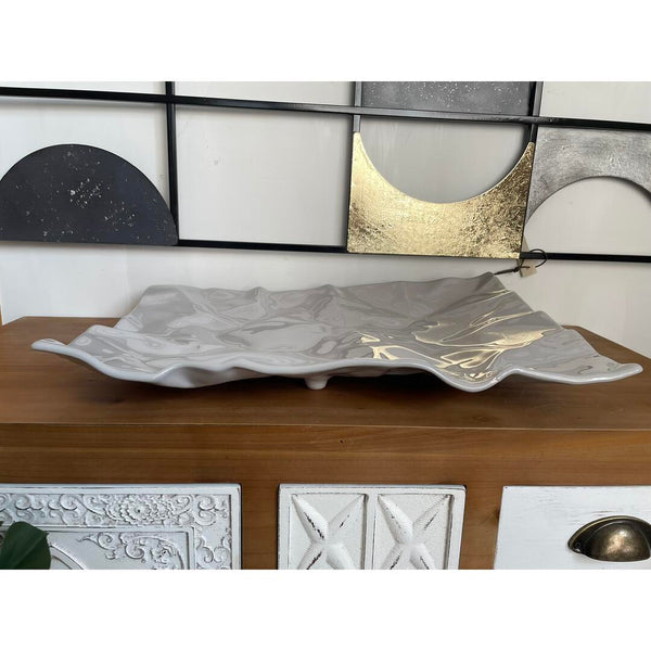 Centrotavola Ceramiche Conte stropicciato